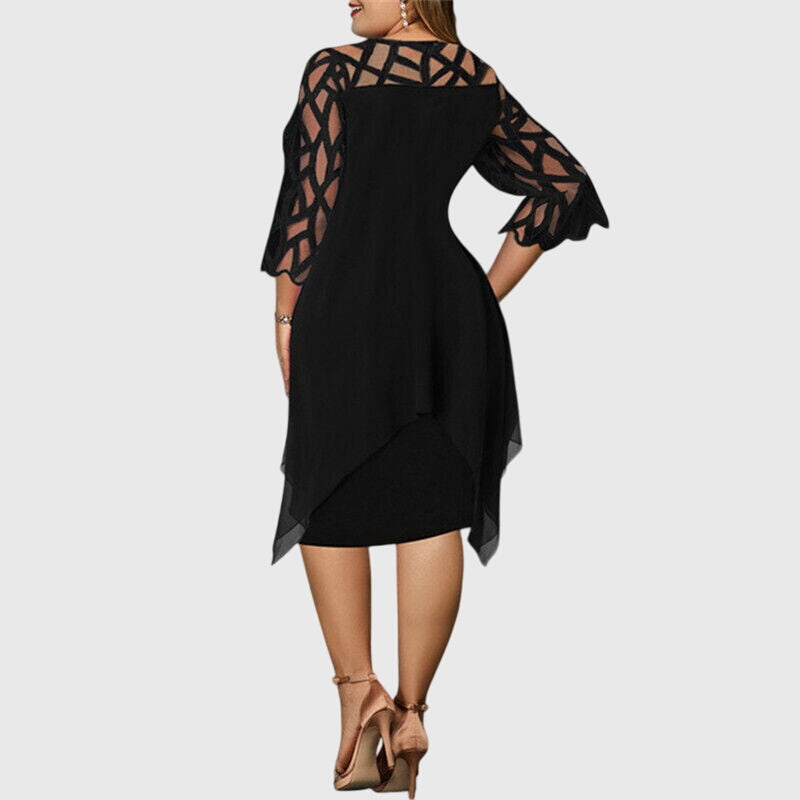Juliana | Abito Chic Taglie Forti L-6XL