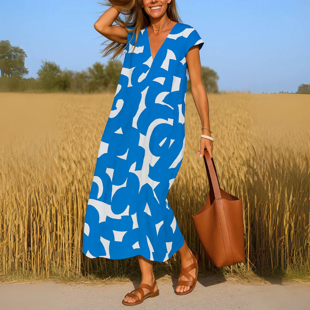 Tatiana | Maxi Dress con Dettagli a Intaglio