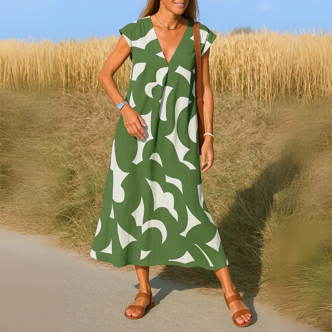 Tatiana | Maxi Dress con Dettagli a Intaglio