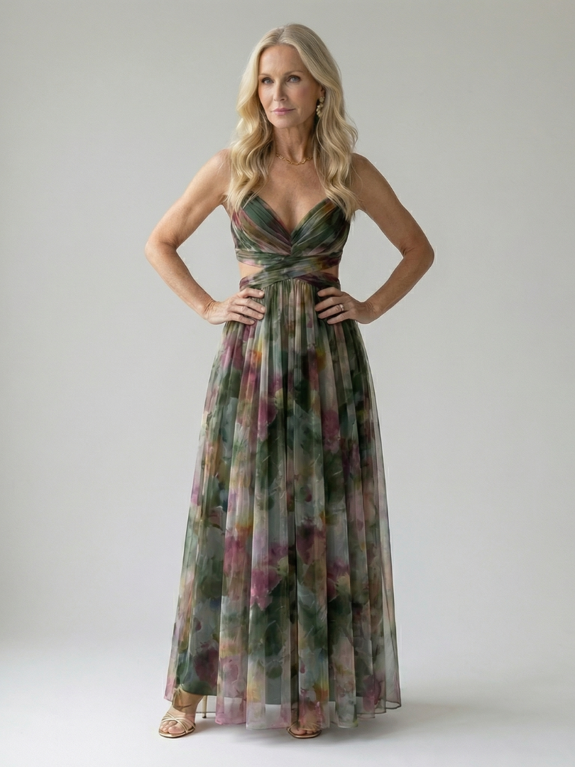 Isel | Vestito Maxi Soft Wrap