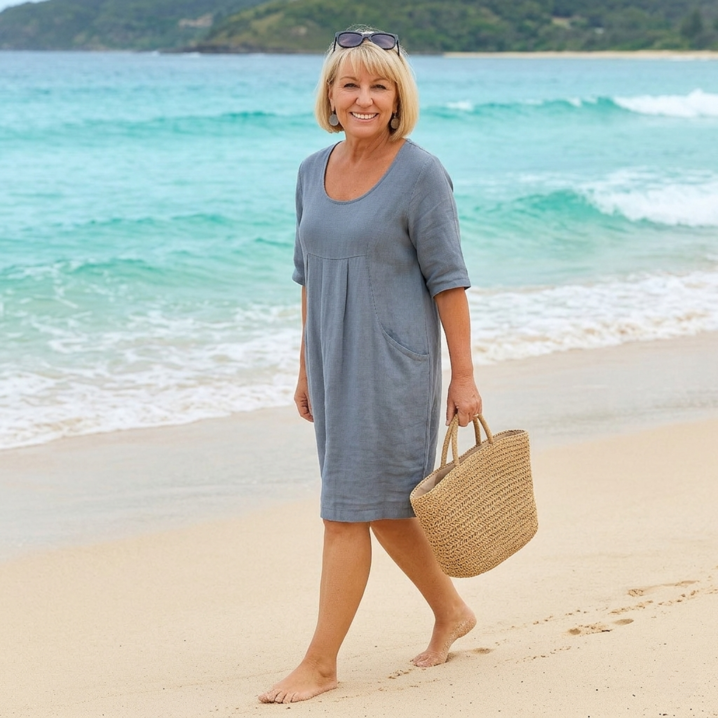 Maricel | Abito Maxi Relaxed con Tasche-