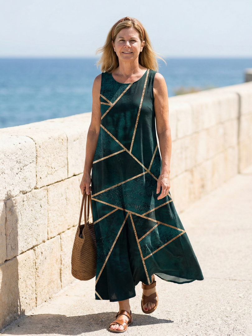 Saelle | Abito Midi Mare Calmo