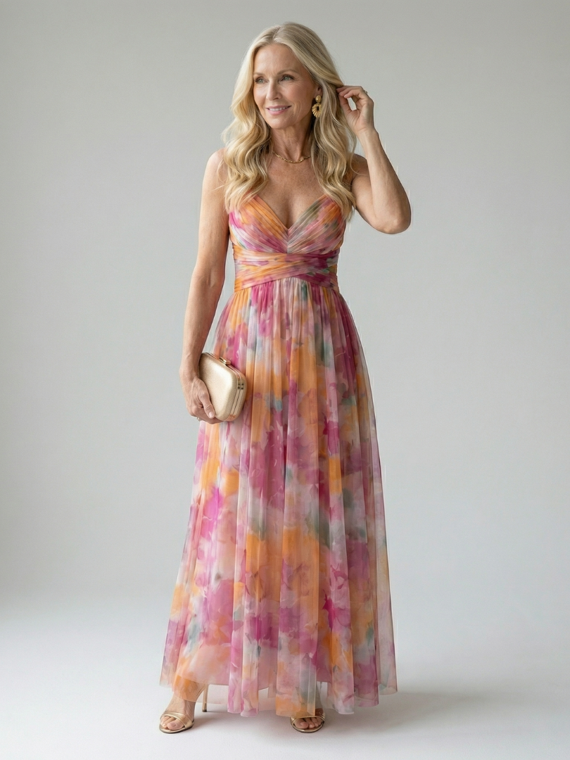 Isel | Vestito Maxi Soft Wrap