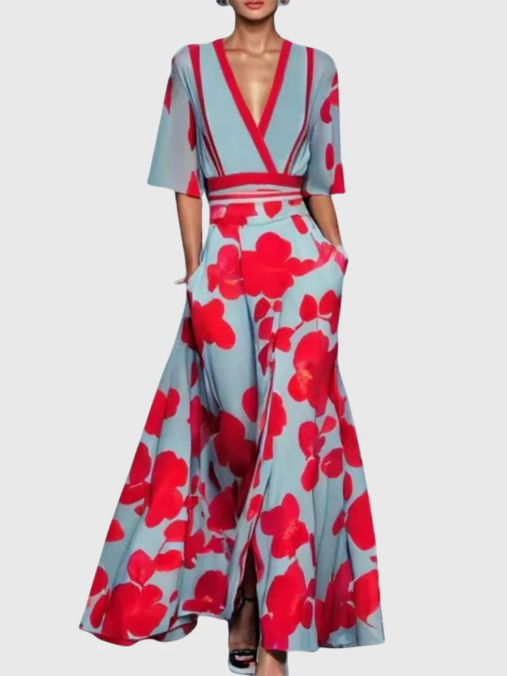 Christelle | Abito Maxi Elegante per la Primavera-