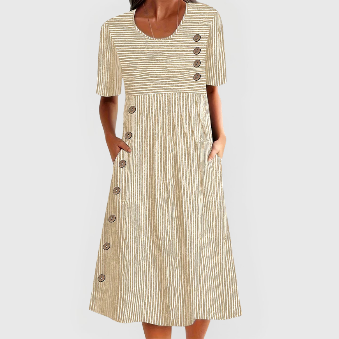 Abito Midi Striato Wanda