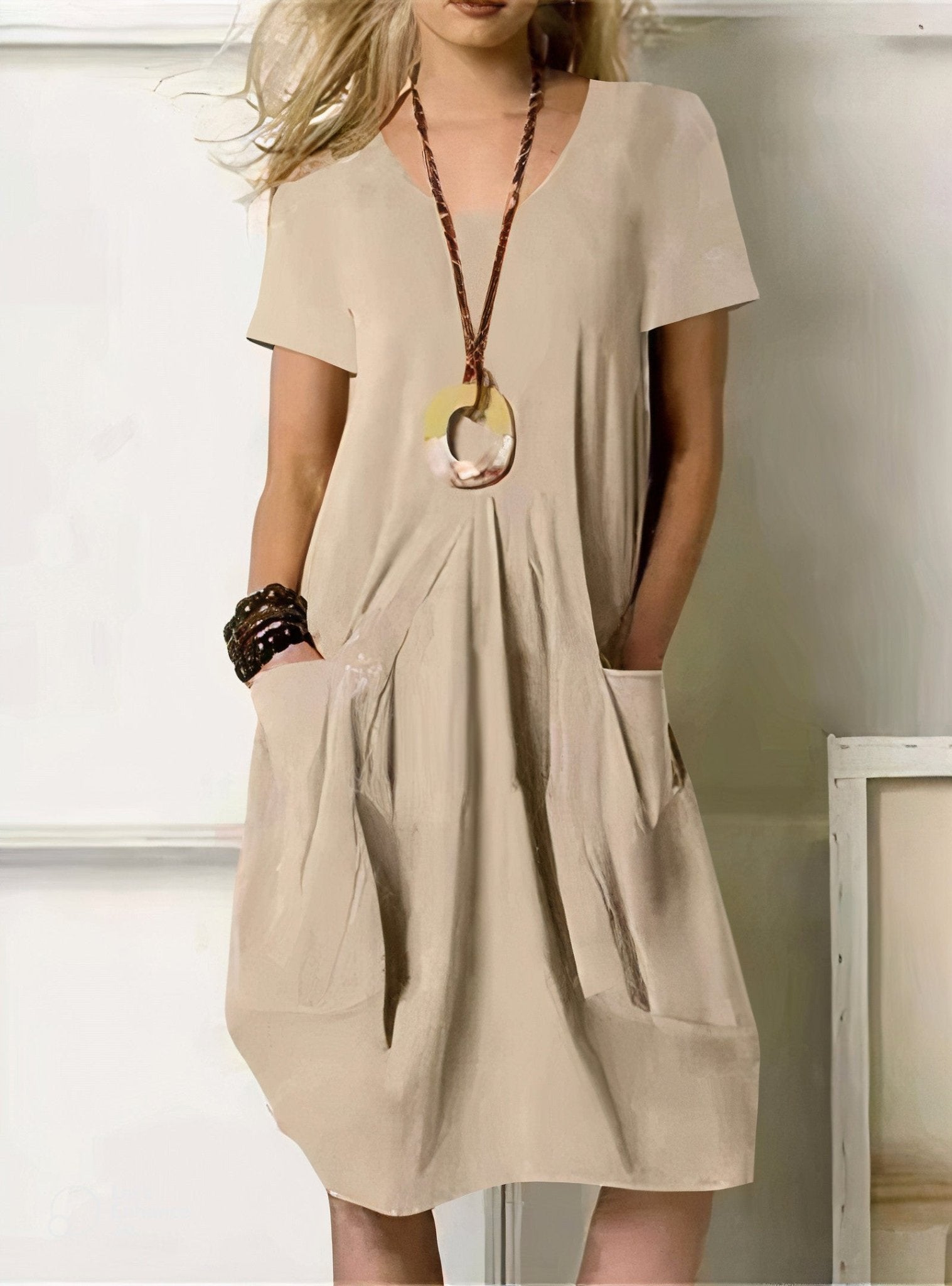 Oriane | Vestito Maxi Casual Fluido-