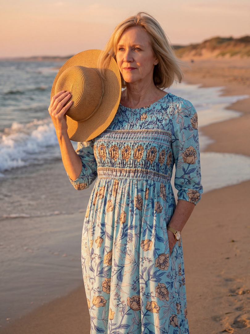 Halia | Vestito Midi Meadow Gather