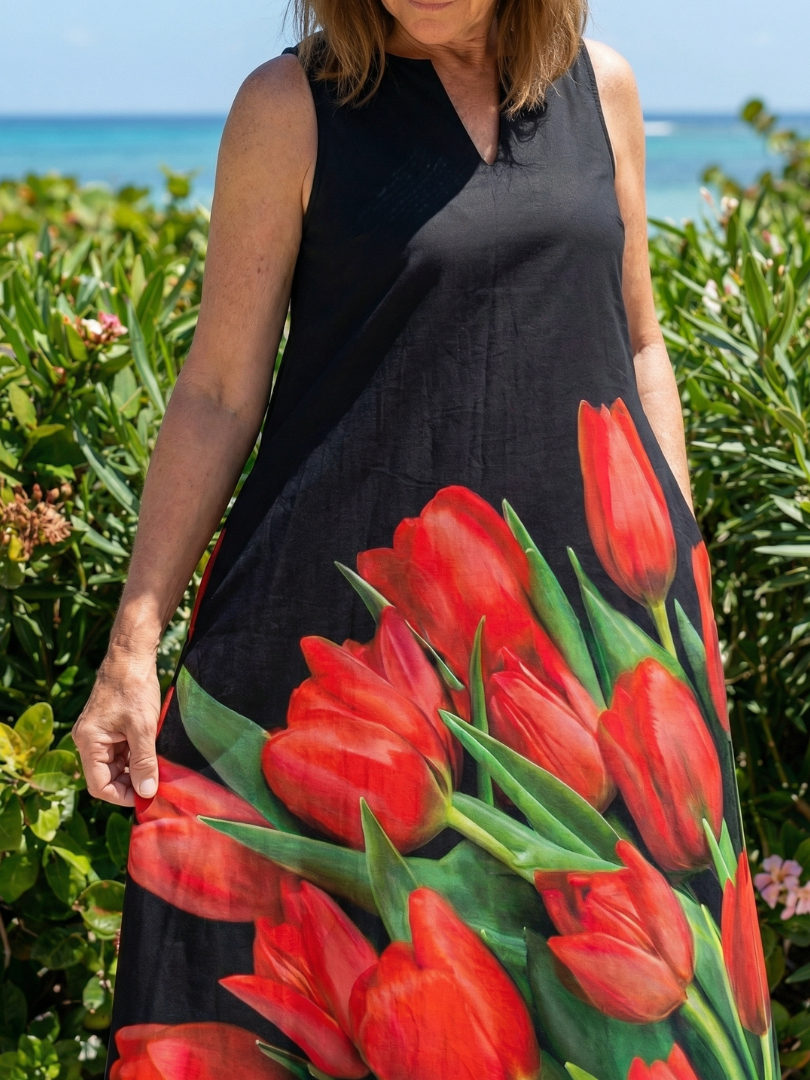 Cylia | Abito Maxi Rosa Soft