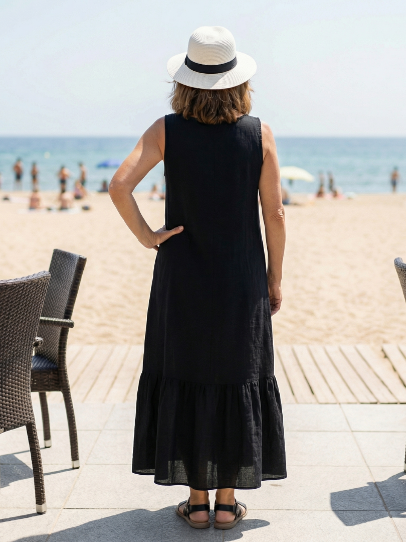 Ismerie | Vestito Midi Drape Facile