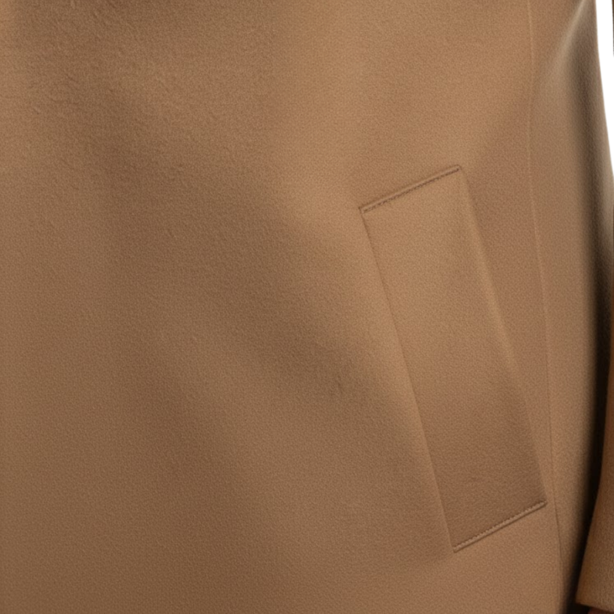 Long Cotton Coat | Slim Wool-Blend Windbreaker Jacket