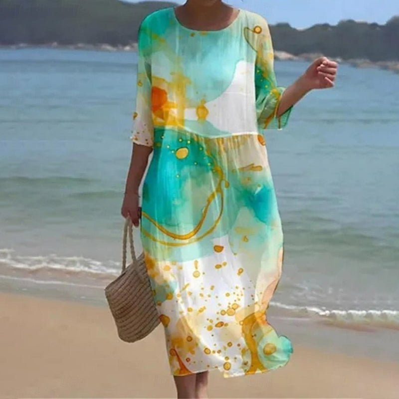 Verity | Abito Maxi Sunset Bloom-