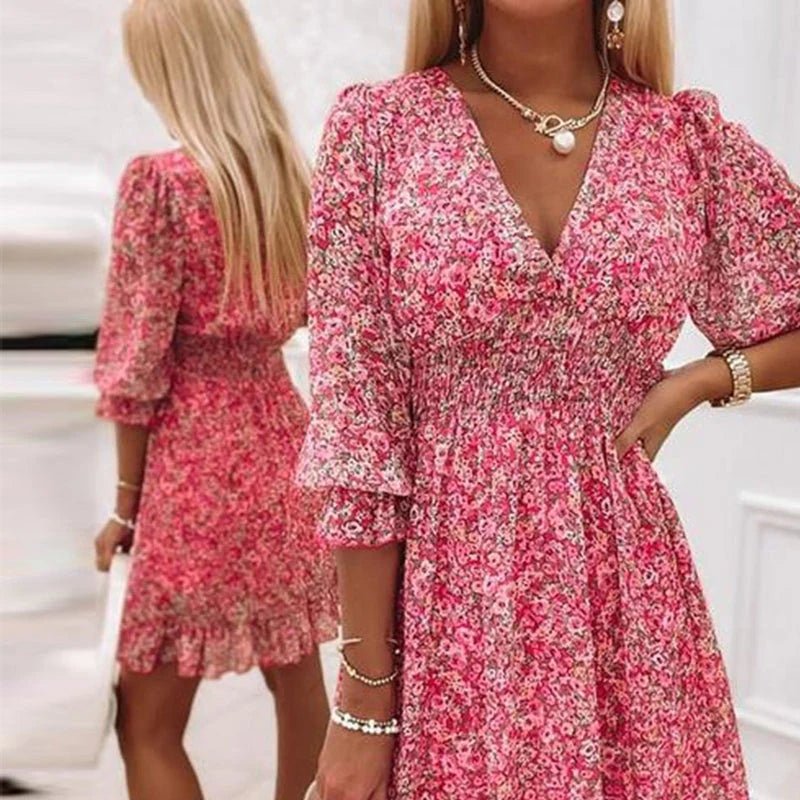 Tessaglia | Abito Maxi Floreale Elegante-