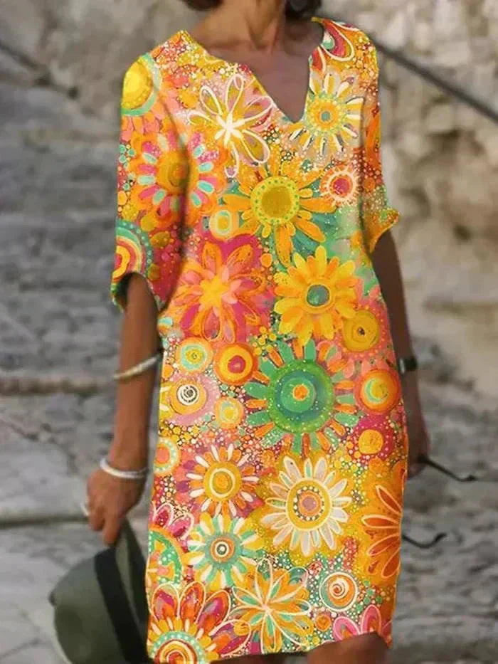 Anouk | Abito Maxi Floreale Vibrante-