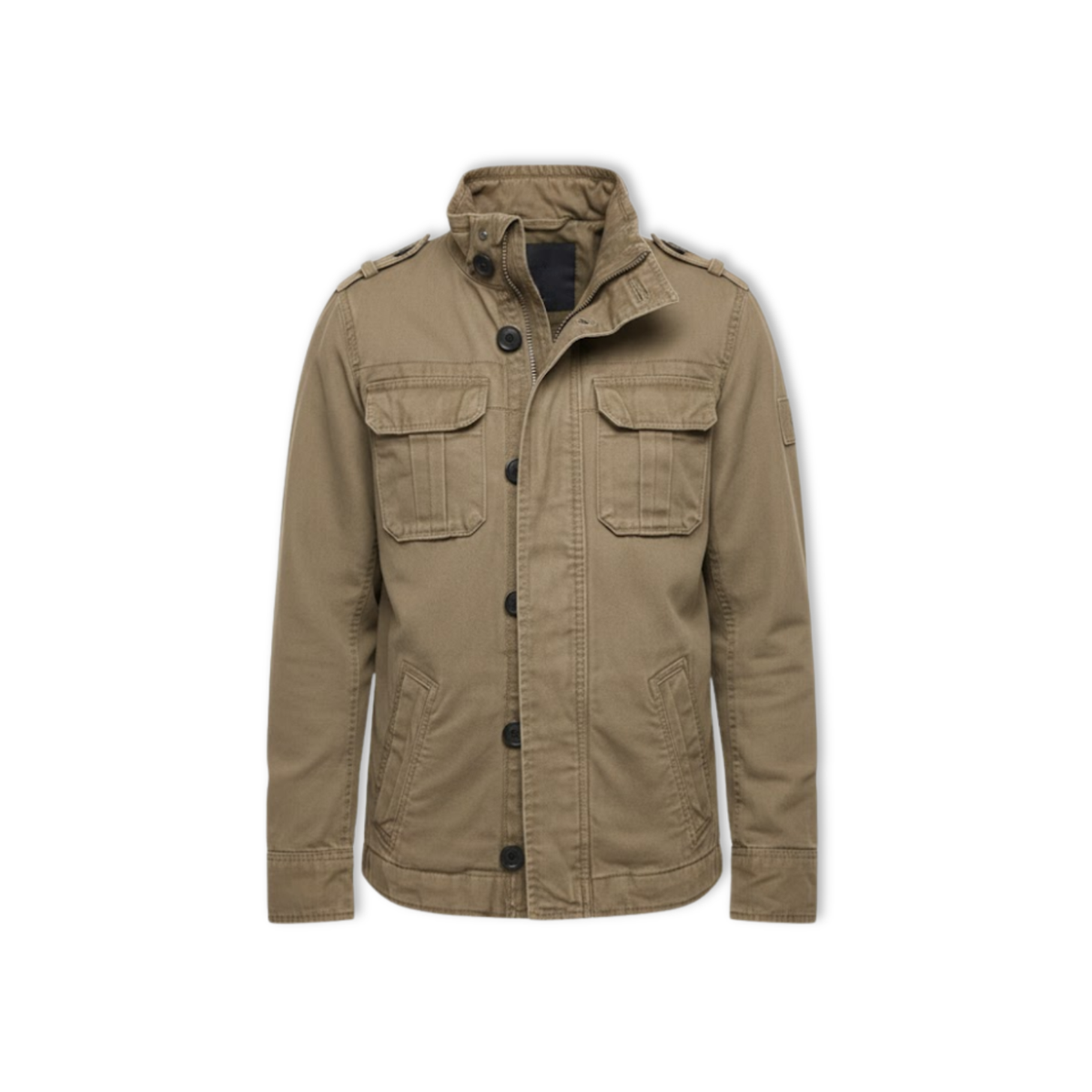 M65 retro cargo field jacket with multi-pocket military-inspired design