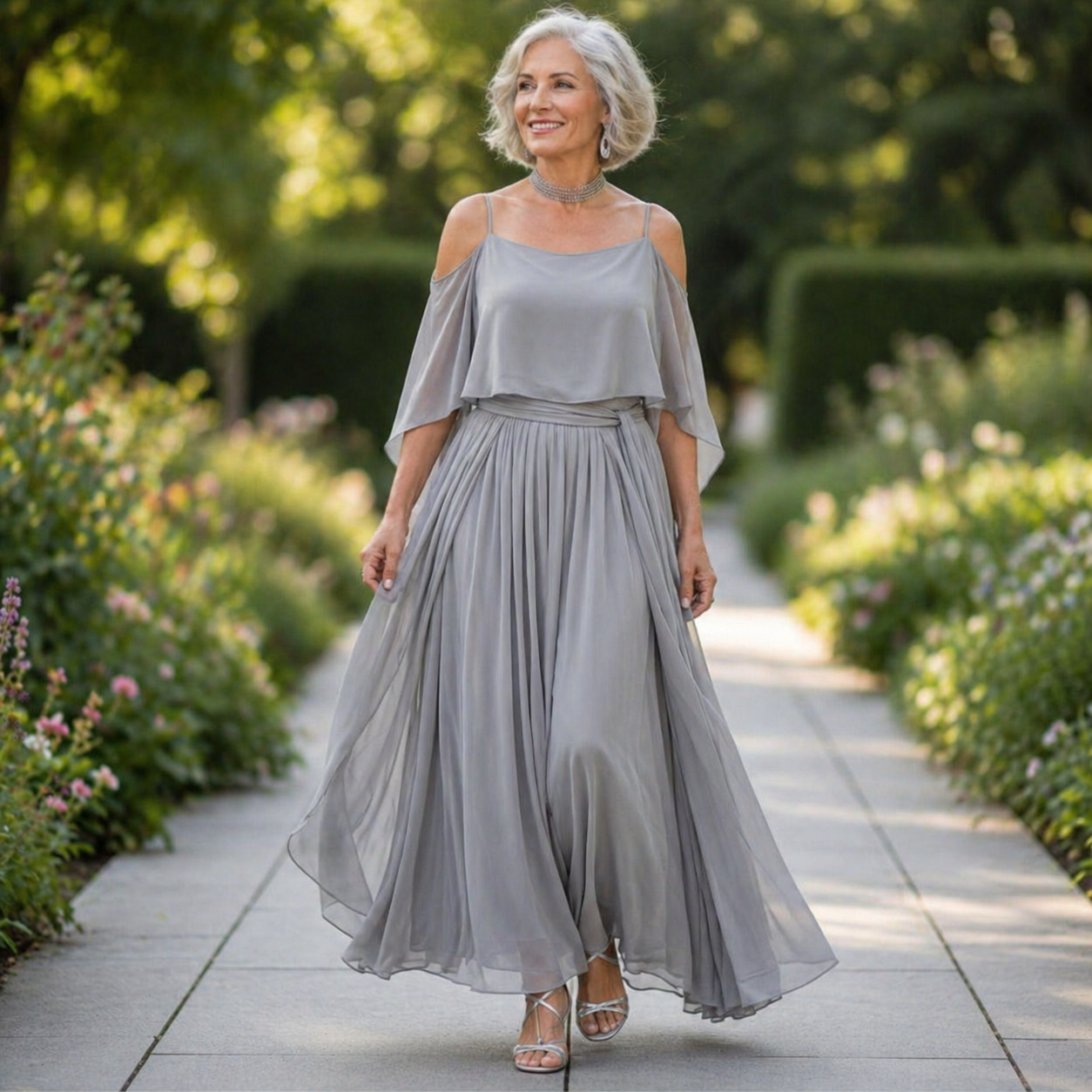 Ivah™ | Set Fluttuante Off-Shoulder