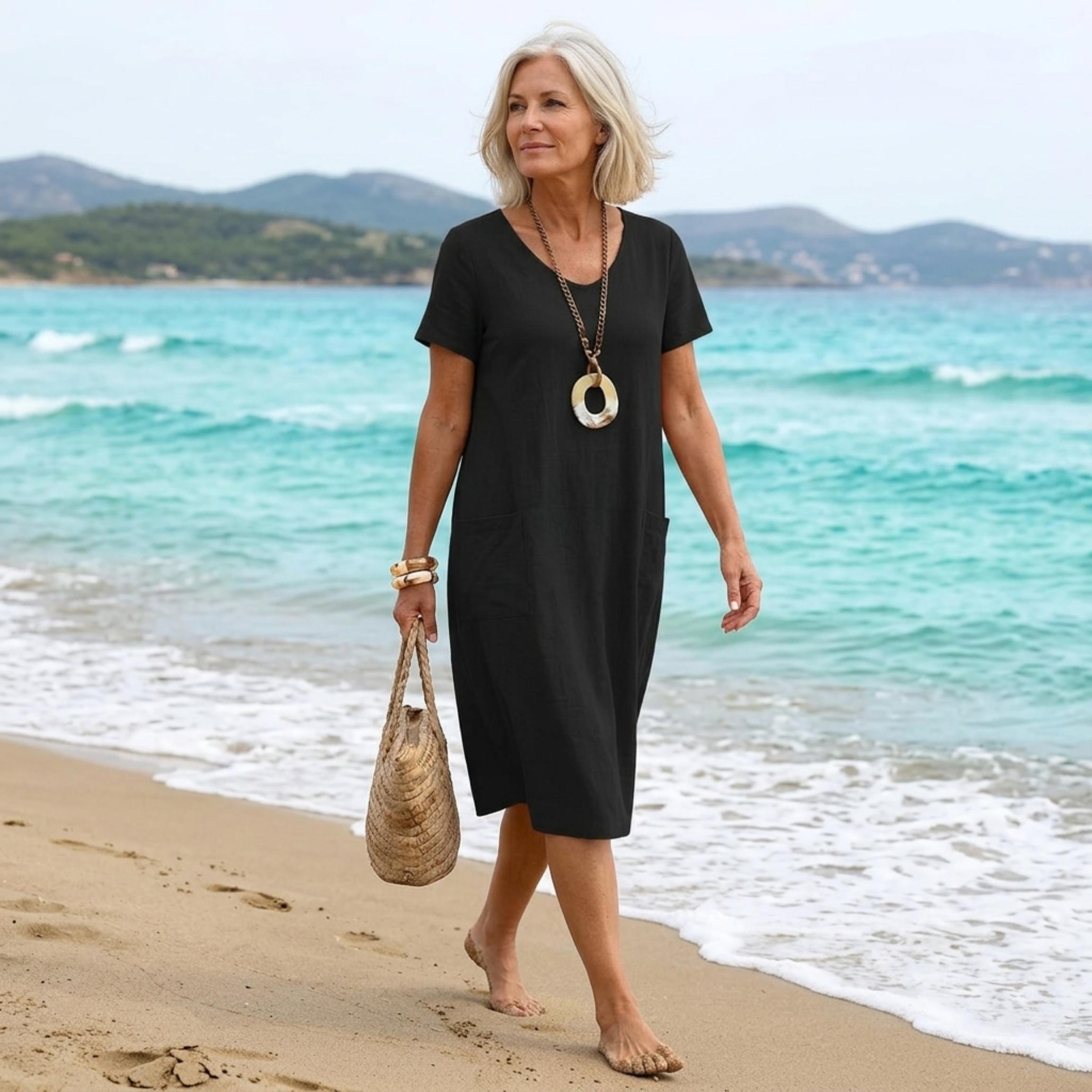 Oriane | Vestito Maxi Casual Fluido-