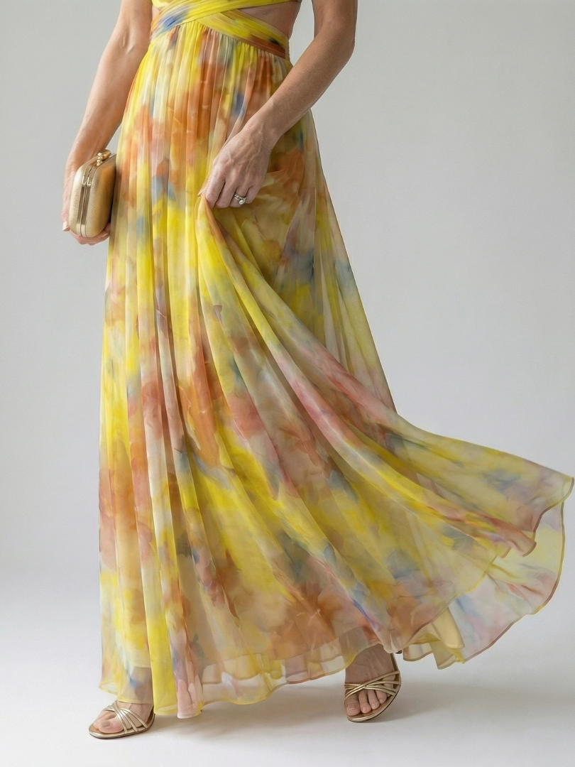 Isel | Vestito Maxi Soft Wrap