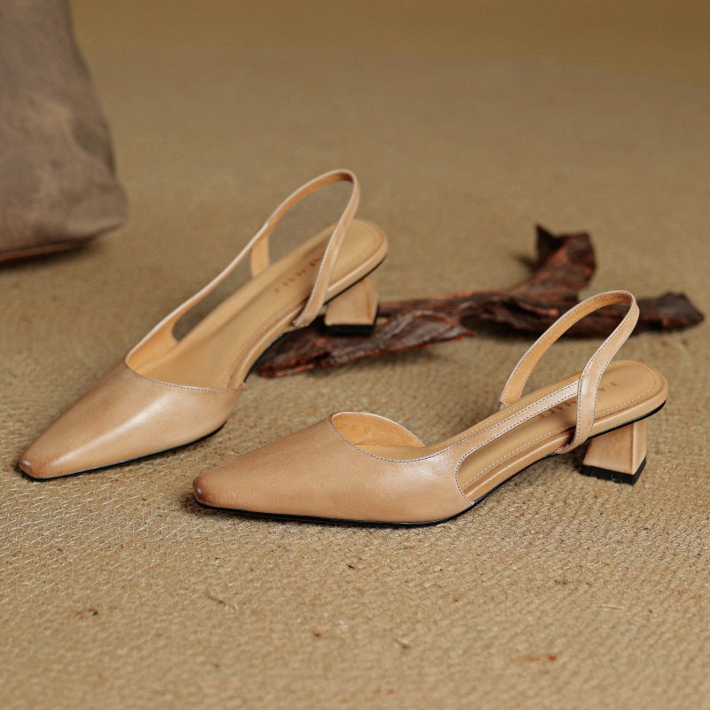Pumps Slingback in Pelle Arlise