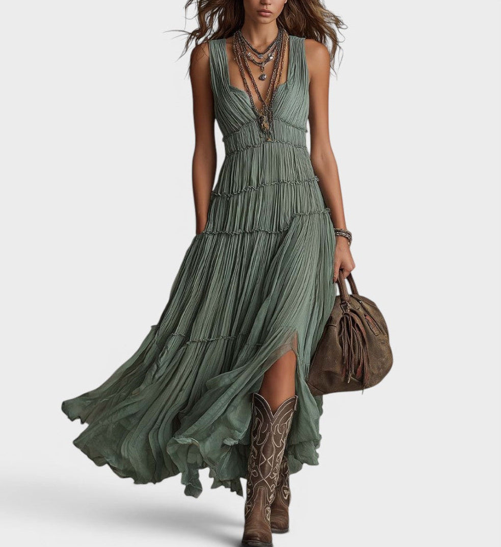 Bonnie | Abito Maxi Bohemien Senza Sforzo
