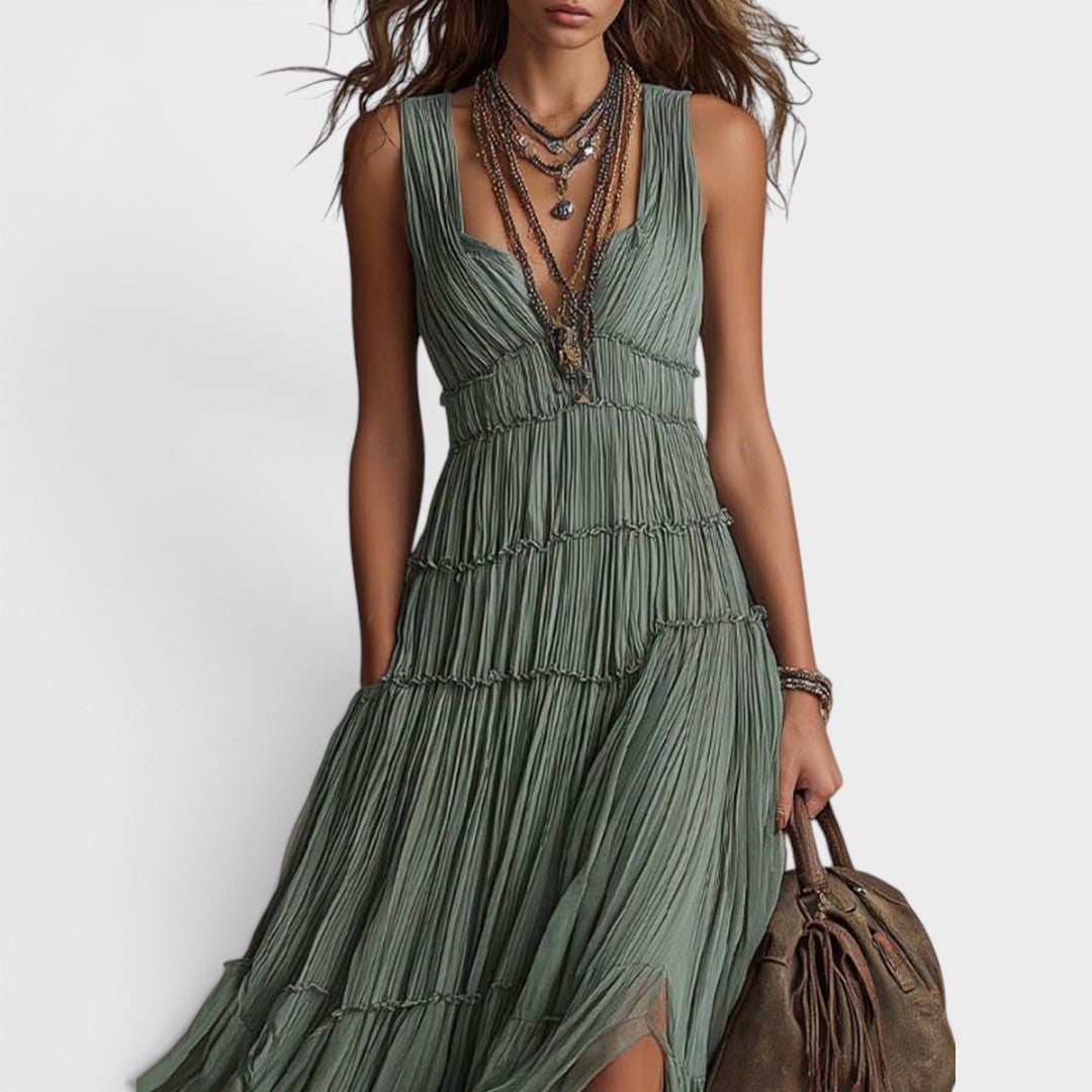 Bonnie | Abito Maxi Bohemien Senza Sforzo