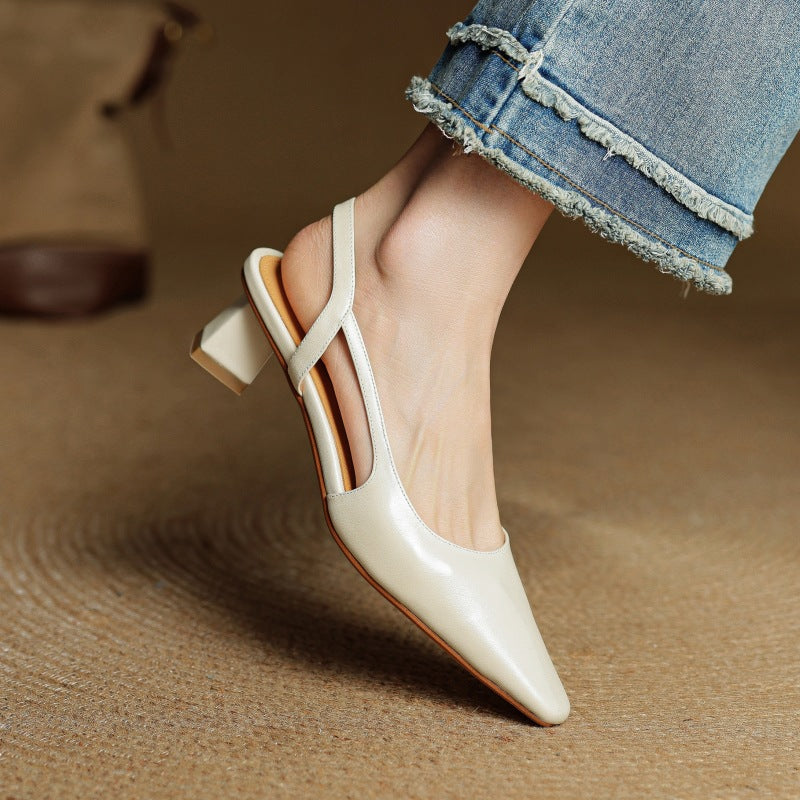 Pumps Slingback in Pelle Arlise