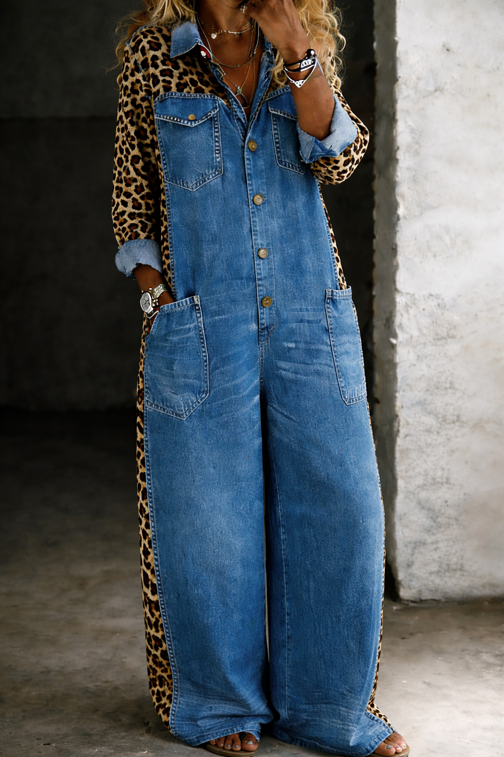 Amanda | Tuta in Denim One Piece