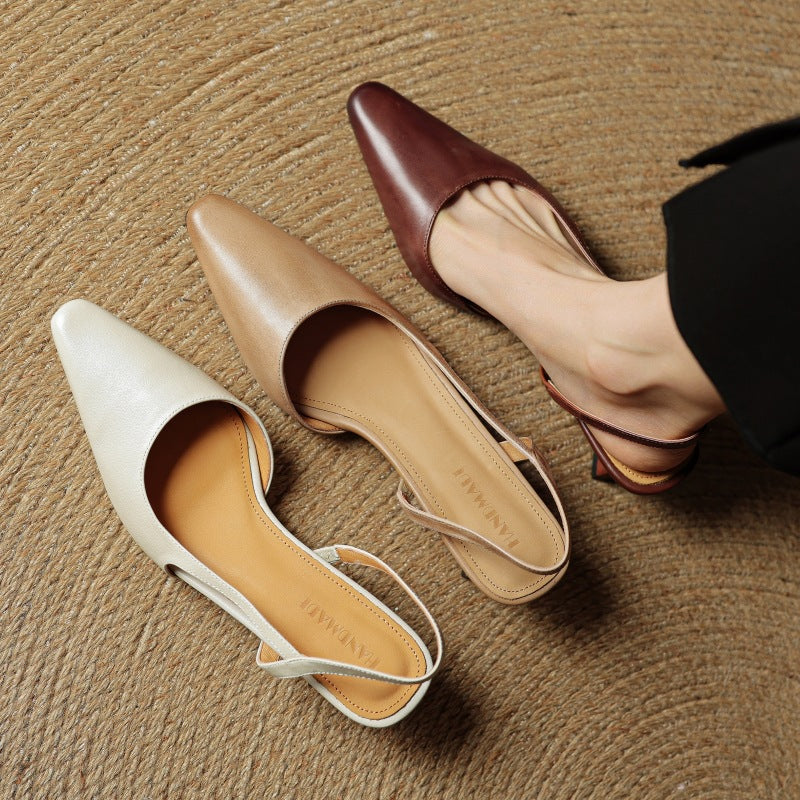 Pumps Slingback in Pelle Arlise