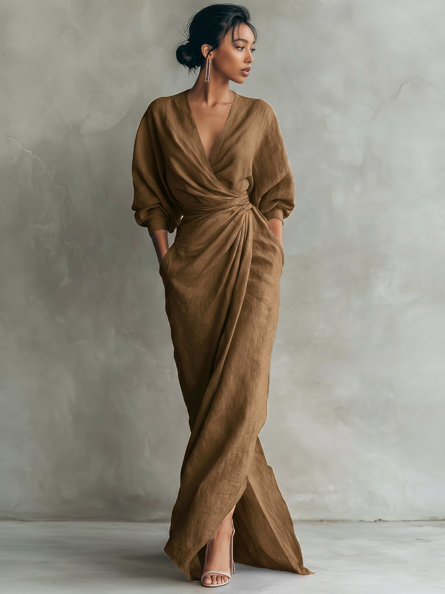 Chiara | Abito Maxi Eleganza Naturale