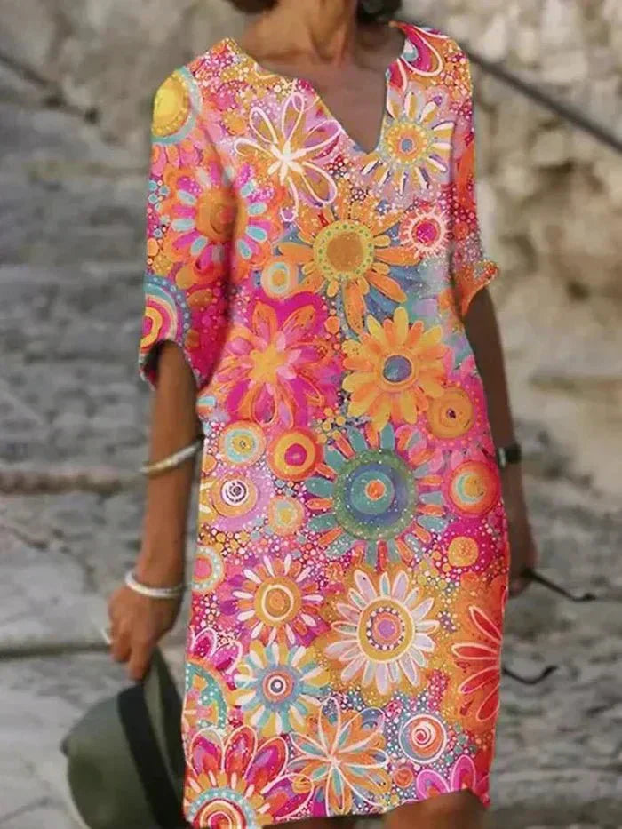 Anouk | Abito Maxi Floreale Vibrante-