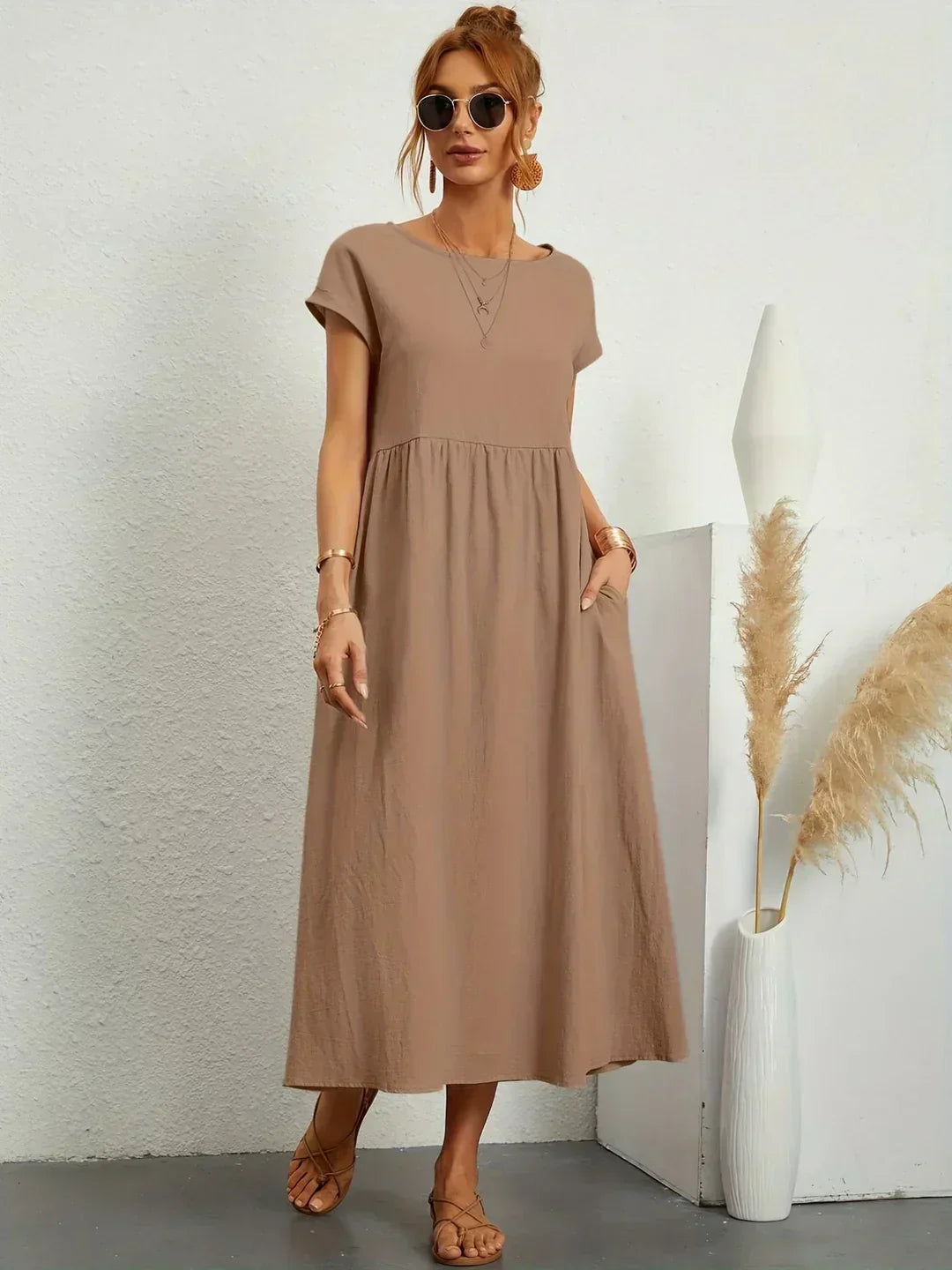 Ursina | Abito Midi Fluido-