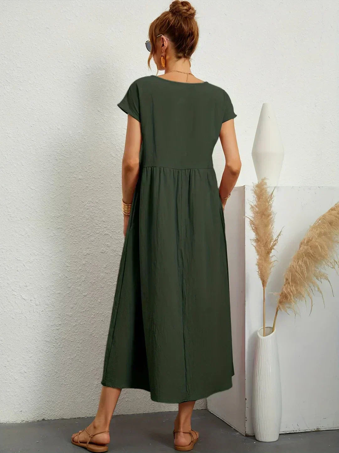 Ursina | Abito Midi Fluido-