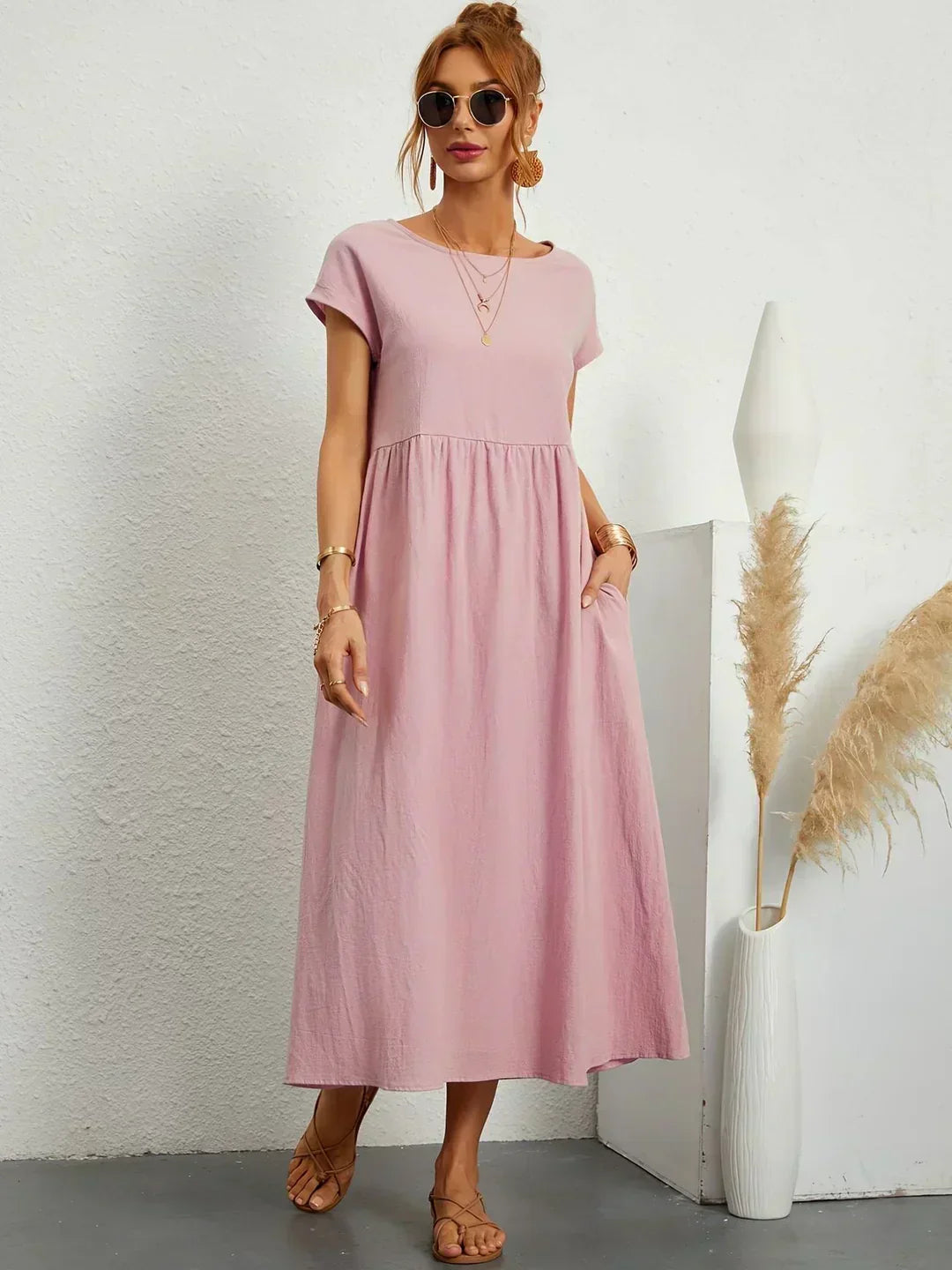 Ursina | Abito Midi Fluido-