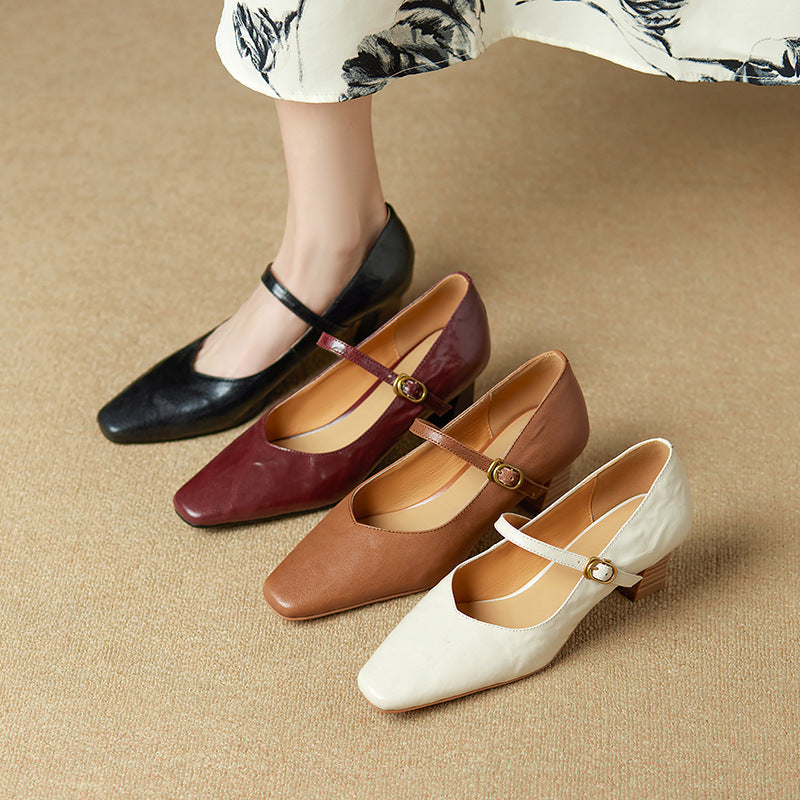 Orvane Mary Jane in Pelle