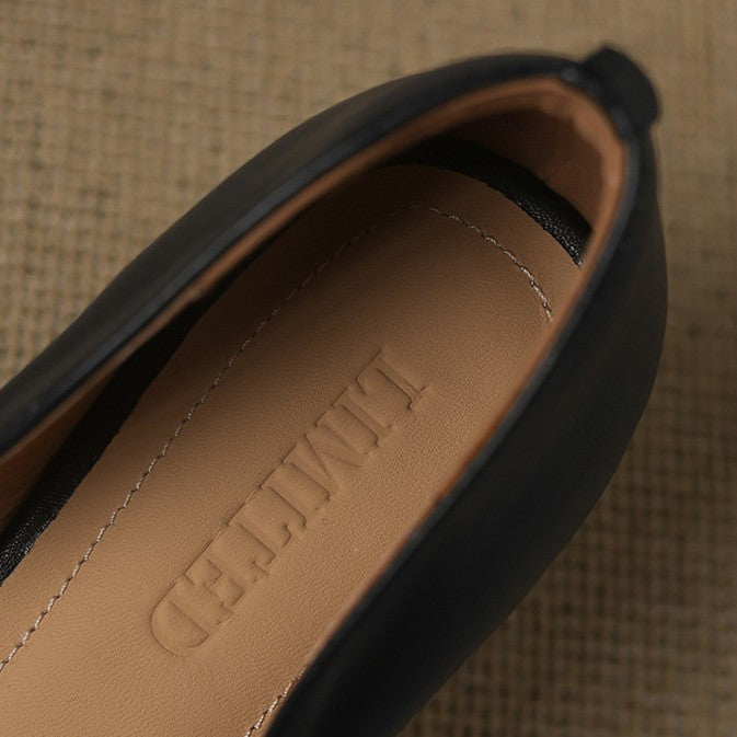 Calzature Calenne in Pelle con Tacco Kitten