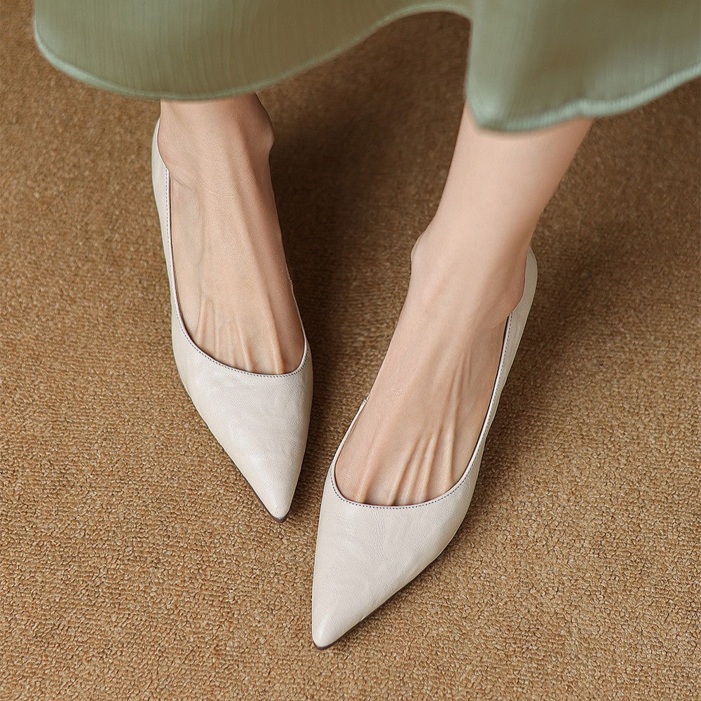 Cymara Scarpe con Tacco in Pelle