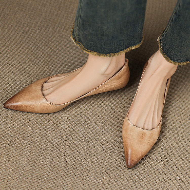 Pantofole in Vera Pelle Arla