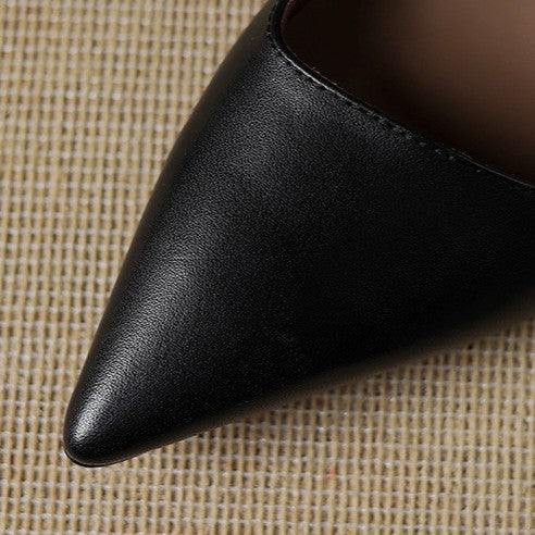 Pumps in Pelle con Tacco Kitten Orlisse