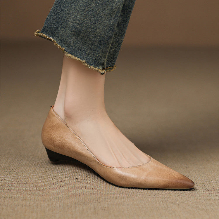 Pantofole in Vera Pelle Arla