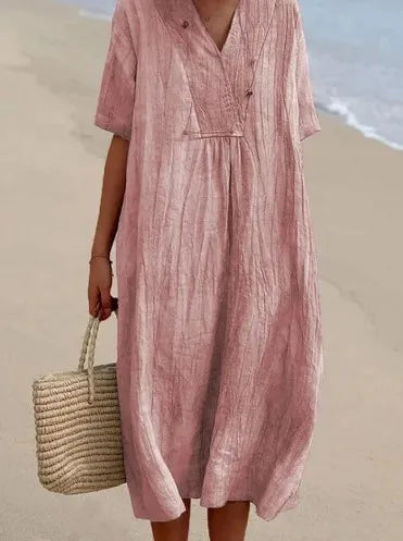Silvana | Vestito Maxi Testurizzato e Rilassato -