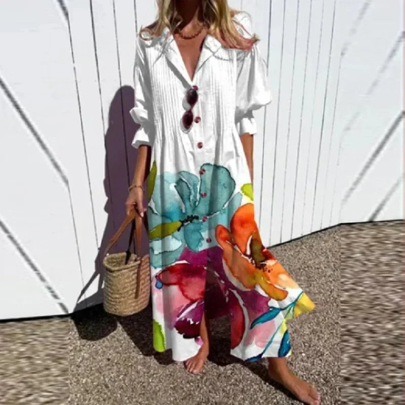 Soleil | Abito Maxi Boho Leggero-
