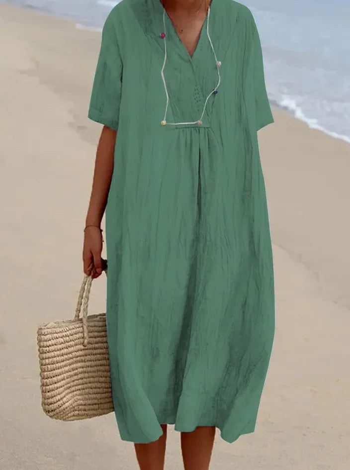 Silvana | Vestito Maxi Testurizzato e Rilassato -