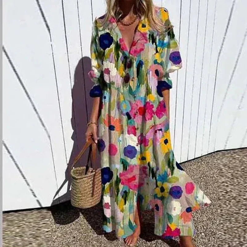 Soleil | Abito Maxi Boho Leggero-