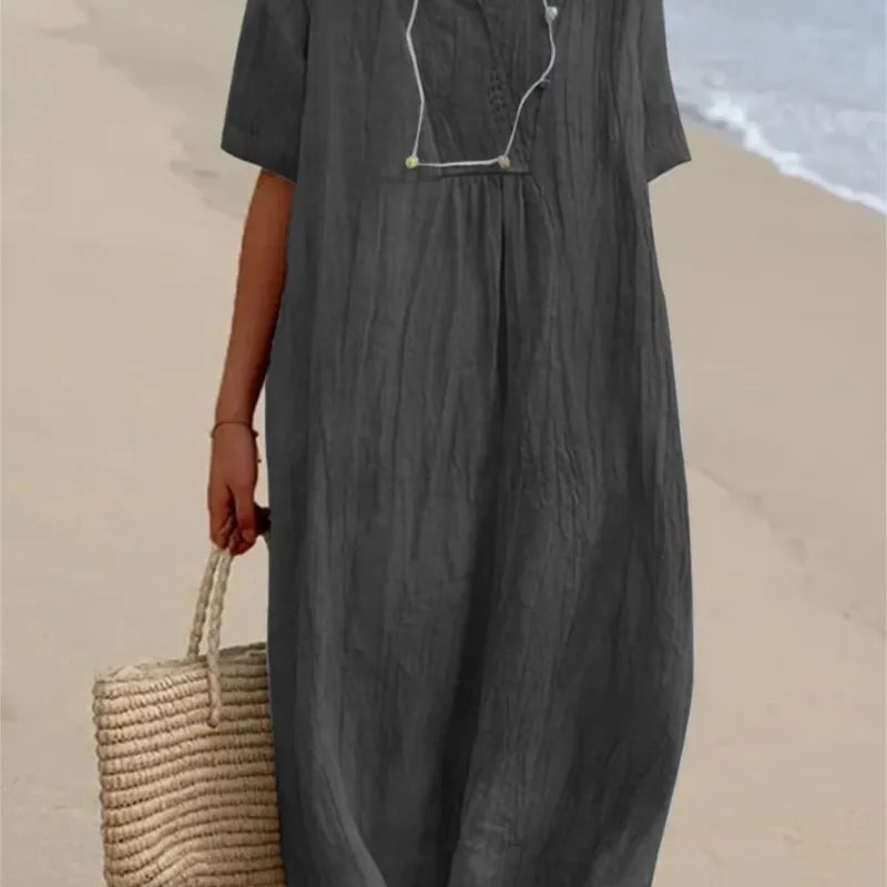Silvana | Vestito Maxi Testurizzato e Rilassato -