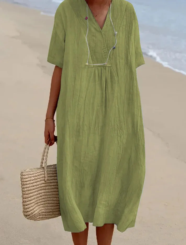 Silvana | Vestito Maxi Testurizzato e Rilassato -
