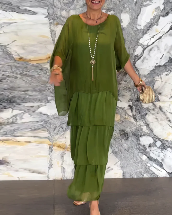 Lara | Abito Maxi Fluttuante Elegante
