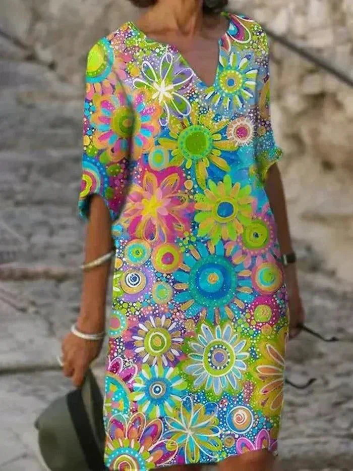 Anouk | Abito Maxi Floreale Vibrante-