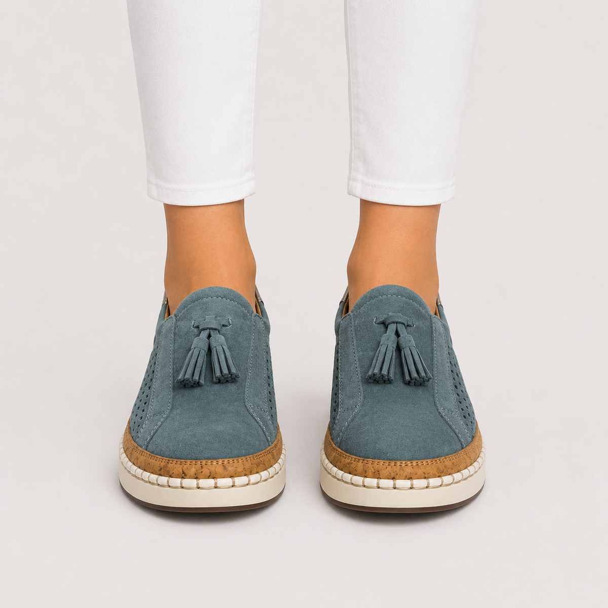 Women's lightweight slip-on loafers shown in multiple colors for everyday wear