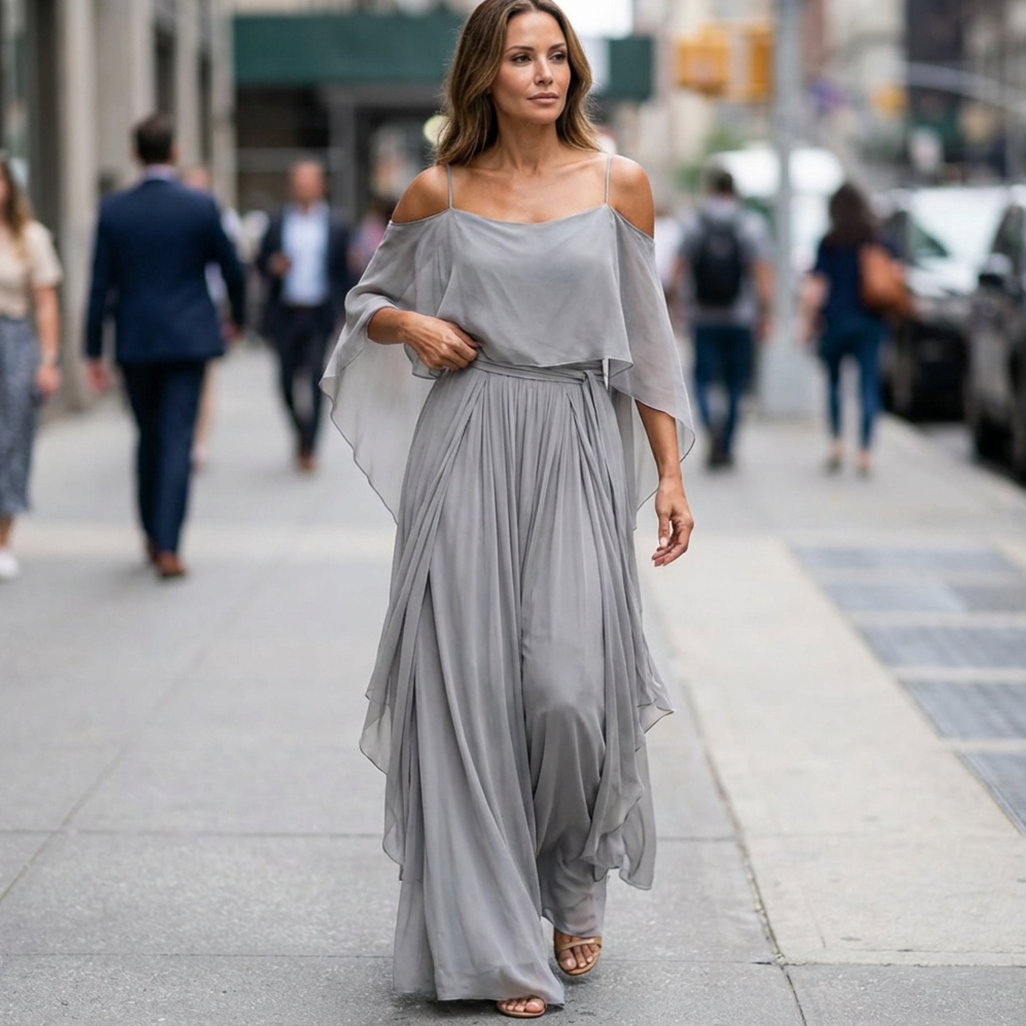 Ivah™ | Set Fluttuante Off-Shoulder
