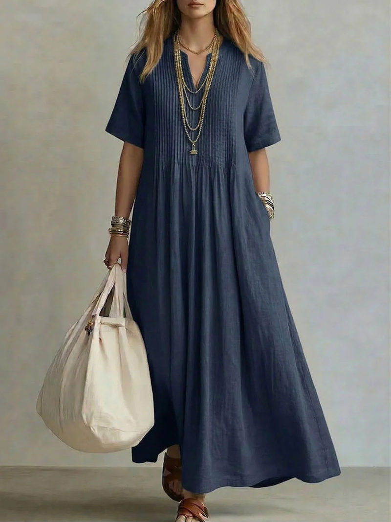 Nathalia™ | Abito Elegante Plissettato