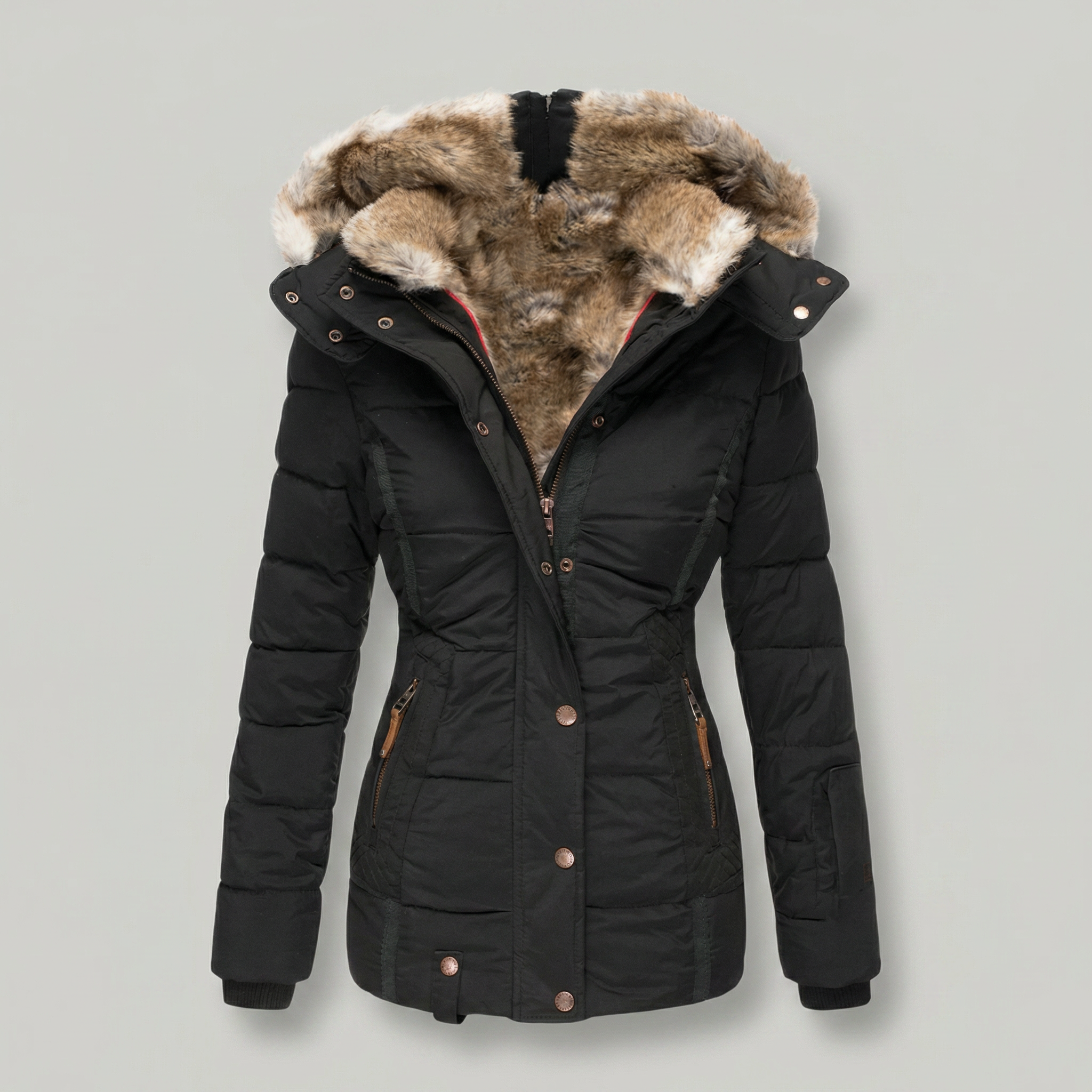 KIM'S | WOMEN'S PARKA | QUILTED | CINCHED